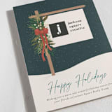 "Winter Botanical Frame" - Holiday Cards in Midnight by Randi Cirelli - Close-Up