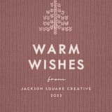 "Warm Knit" - Holiday Cards in Mulberry by Heather Cairl - Detail