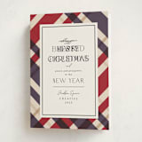 "Plaid Suit Holiday" - Holiday Cards in Marine by Chris Griffith - Folded Card