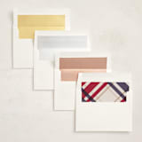 "Plaid Suit Holiday" - Holiday Cards in Marine by Chris Griffith - Envelope Liner Options