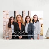 "Our Gratitude" - Holiday Cards in Snowflakes by Ana Sharpe - Front