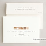 "domino" - Holiday Cards in Golden by Amy Kross - FREE Recipient Addressing