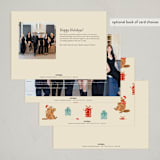 "Best Dam Team" - Holiday Cards in Ivory by Hannah Bowman - Back of Card