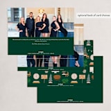 "Home Office" - Holiday Cards in Natural by Beth Schneider - Back of Card Options