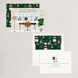 "Home Office" - Holiday Cards in Natural by Beth Schneider - Assembled