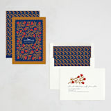 "Textile" - Holiday Cards in Ginger by Jen Owens - Assembled