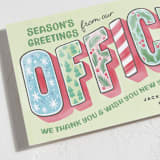 "Vintage Postcard" - Holiday Cards in Mint by Jessie Steury - Close-Up