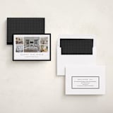 "Festive Trim" - Holiday Cards in Midnight by Amy Kross - Assembled