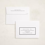 "Festive Trim" - Holiday Cards in Midnight by Amy Kross - FREE Recipient Addressing