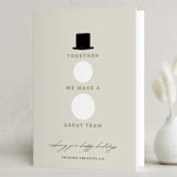 "Holiday Team" - Holiday Cards in Eggnog by Louise Kay - Folded Card