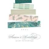 "Tree Stack" - Holiday Cards in Mist by Creo Study - Close-Up