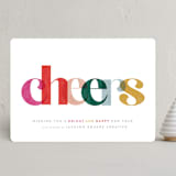 "Bright Cheers" - Holiday Cards in Festive by Robert and Stella - Front