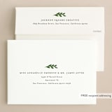 "Painted Wreathe" - Holiday Cards in Sage by Mansi Verma - FREE Recipient Addressing