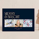 "Chic trio" - Holiday Cards in Midnight by Nicoletta Savod - Front