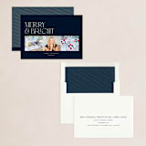 "Chic trio" - Holiday Cards in Midnight by Nicoletta Savod - Assembled