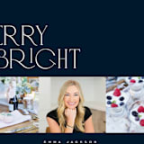 "Chic trio" - Holiday Cards in Midnight by Nicoletta Savod - Detail