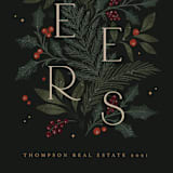 "Winter Cheers" - Holiday Cards in Forest by Kristen Smith - Close-Up