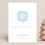 "Holiday Thought" - Holiday Cards in Frost by Robin Ott - Front