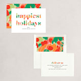 "Happiest Holidays" - Holiday Cards in Cheerful by Julia Hall - Assembled
