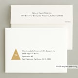 "joy tree" - Holiday Cards in Midnight by Anupama - FREE Recipient Addressing