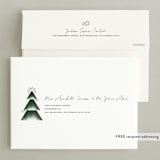 "Lights" - Holiday Cards in Deep Forest by Vivian Yiwing - FREE Recipient Addressing