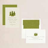 "Happy trees" - Holiday Cards in Vintage by Lea Delaveris - Assembled