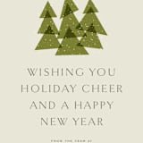 "Happy trees" - Holiday Cards in Vintage by Lea Delaveris - Close-Up