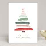 "tree of strokes" - Holiday Cards in Cherry by Creo Study - Front