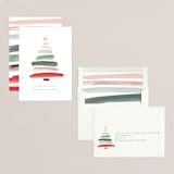 "tree of strokes" - Holiday Cards in Cherry by Creo Study - Assembled