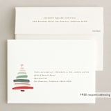 "tree of strokes" - Holiday Cards in Cherry by Creo Study - FREE Recipient Addressing