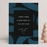 "Modern Abstract" - Holiday Cards in Spruce by Heather Cairl - Front