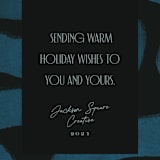 "Modern Abstract" - Holiday Cards in Spruce by Heather Cairl - Close-Up