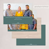 "Virtual Joy" - Holiday Cards in Juniper by Annie Holmquist - Back of Card