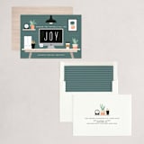 "Virtual Joy" - Holiday Cards in Juniper by Annie Holmquist - Assembled