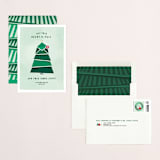 "Inbox Empty" - Holiday Cards in Mint by Kelsey Mucci - Assembled