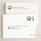 "Inbox Empty" - Holiday Cards in Mint by Kelsey Mucci - FREE Recipient Addressing