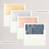 "Collective" - Holiday Cards in Slate by Julee London - Envelope Liners