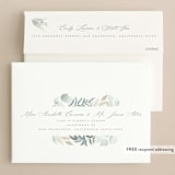 "Frosted" - Holiday Cards in Snow by Creo Study - FREE Recipient Addressing