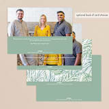 "Soft Pine" - Holiday Cards in Fir by Hooray Creative - Back of Card