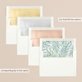 "Soft Pine" - Holiday Cards in Fir by Hooray Creative - Envelope Liners