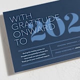 "The Grateful Type" - Holiday Cards in Blue Night by Annie Clark - Detail