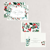 "Holiday Expressions" - Holiday Cards in Aqua by Chris Griffith - Assembled