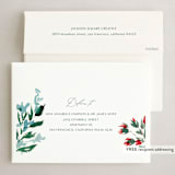 "Holiday Expressions" - Holiday Cards in Aqua by Chris Griffith - FREE Recipient Addressing