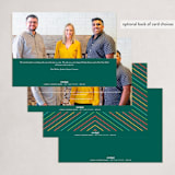 "A Bold Grateful" - Holiday Cards in Festive by Pine Street Creative - Back of Card