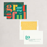"A Bold Grateful" - Holiday Cards in Festive by Pine Street Creative - Assembled