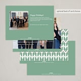 "Home for the Holidays" - Holiday Cards in Woodland Estate by Debb W - Back of Card Options