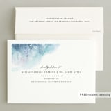 "Watercolor Forest" - Holiday Cards in Snow by Jen Merli - FREE Recipient Addressing