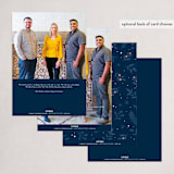 "Joyful Dove" - Holiday Cards in Midnight by Ekaterina Romanova - Back of Card