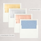 "Joyful Dove" - Holiday Cards in Midnight by Ekaterina Romanova - Envelope Liners
