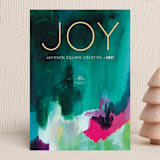 "Winter Jewel" - Holiday Cards in Juniper by Holly Whitcomb - Front